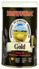 Brewferm Gold 12 L - kit pentru bere inchisa la culoare - faci 12 litri de bere belgiana! Tot ce ai nevoie sa faci bere acasa foto