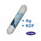 Filtru apa frigider Side by Side dozator cu Argint si KDF cu carbon activ In &amp;amp;amp;amp;ndash; Line 2&amp;amp;amp;amp;rdquo;