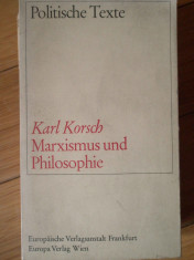 Marxismus Und Philosophie - Karl Korsch,307316 foto