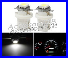 BEC BORD LED - SMD , TIP B8 5D CU 1 LED SMD 5050 , BEC BORD CU LUMINA ALB RECE PUTENICA ----- OFERTA ----- foto