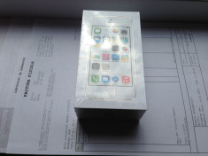 iPhone 5S 64gb Gold = NOU = cutie sigilata = Neverloked = garantie internationala 12 luni foto