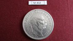 Moneda argint - 5 coroane 1907- cod M432 foto