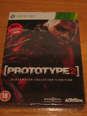 JOC XBOX 360 PROTOTYPE 2 BLACKWATCH COLLECTOR&amp;#039;s EDITION ORIGINAL PAL / STOC REAL / by DARK WADDER foto