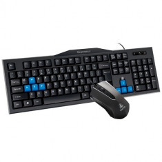 Kit tastatura + mouse Segotep Colorful C-K106 Combo, NEAGRA, rezistenta la apa, 1000DPI,conector tastatura: PS/2, conector mouse: USB, NOU LA CUTIE ! foto