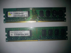 Vand 4 GB DDr2 Dual channel 2*2GB ( 4GB- 4 Giga ) DDR2 667 Mhz Aeneon foto