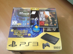 Sony PlayStation 3 Super Slim 500GB, Nou, model CECH-4004C foto