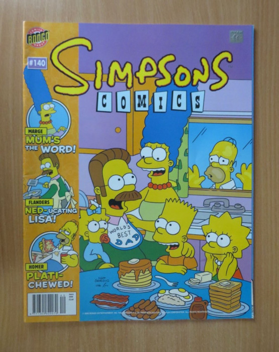 Simpsons Comics #140 Bongo Comics