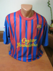 TRICOU BARCELONA -MESSI XL ,SUPER PRET!!!TEHNOLOGIE DRY FIT-PT 90-95 KG foto