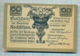 1885 BANCNOTA NOTGELD - AUSTRIA - 60 HELLER - anul 1920 -SERIA FARA -starea care se vede