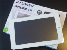 Impecabila, cu garantie - Tableta Allview Speed City SuperSlim, 7 inch MultiTouch, Cortex A9 Dual-Core 1.5GHz, 8GB flash, Wi-Fi, WHITE foto