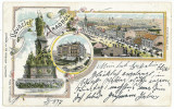 1290 - ARAD, Litho, Romania - old postcard - used - 1897, Circulata, Printata