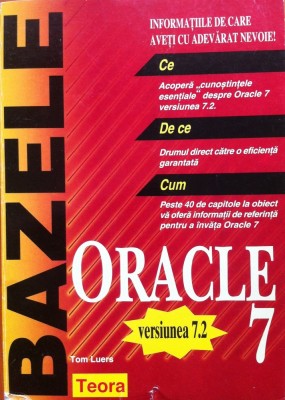 BAZELE ORACLE 7 - Tom Luers foto