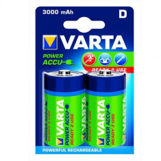 Acumulatori Varta Tip: D / R20 3000mAh Ni-MH Set. 2buc foto