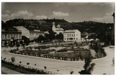 Zalau - Vedere parc carte postala ilustrata alb negru interbelica necirculata foto