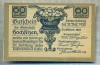 1883 BANCNOTA NOTGELD - AUSTRIA - 60 HELLER - anul 1920 -SERIA FARA -starea care se vede