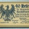 1870 BANCNOTA NOTGELD - AUSTRIA - 40 HELLER - anul 1920 -SERIA FARA -starea care se vede