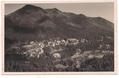 carte postala(foto)-TUSNAD vedere generala-anul 1948 foto