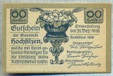 1873 BANCNOTA NOTGELD - AUSTRIA - 60 HELLER - anul 1920 -SERIA FARA -(tren,vagoane)-starea care se vede