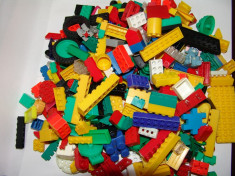 1,5kg de piese de construit caramizi cuburi culori diferite asemanator LEGO 02 foto