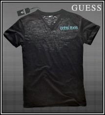 ====== - Tricou GUESS ,negru,anchior mic - Marimi L,XL,XXL - Livrare GRATIS in toata tara ===== foto