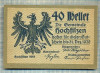 1867 BANCNOTA NOTGELD - AUSTRIA - 40 HELLER - anul 1920 -SERIA FARA -starea care se vede
