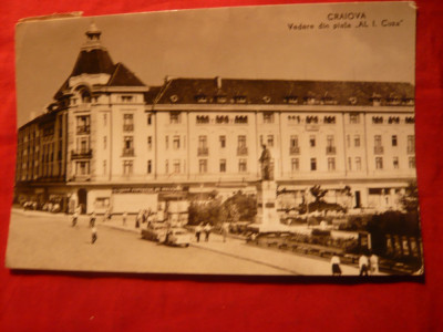 Ilustrata Craiova -Piata Al.I.Cuza ,circ. 1963 foto