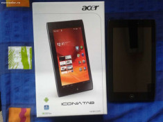 Tableta Acer a100 Impecabila! Toate accesorile originale in cutie! foto