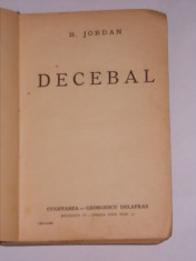 B. JORDAN- DECEBAL- STUDIU ISTORIC- 1941 foto