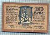 1880 BANCNOTA NOTGELD - AUSTRIA - 10 HELLER - anul 1921 -SERIA FARA -starea care se vede