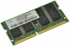 Memorie laptop 256MB SDRAM 133 MHz (PC133) Nanya NT256S64VH8A0GM-75B, SODIMM 144 pini foto