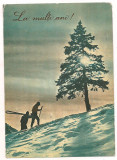 #carte postala(marca fixa)-FELICITARE-La multi ani!
