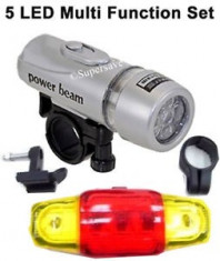 Lanterna+ Stop Power Beam bicicleta Transport Gratuit foto