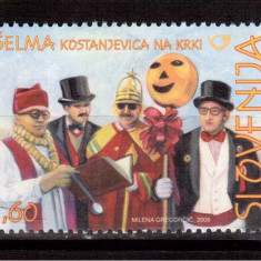 SLOVENIA 2009, Costume traditionale de carnaval, serie neuzata, MNH