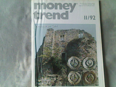 Revista de numismatica- Money Trend - Internationales Magazin fuer Muenzen und Papiergeld Nr.11/1992 foto