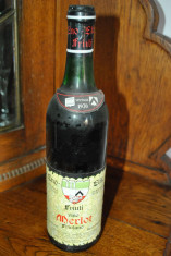 VIN VECHI DE COLECTIE ,MERLOT AN 1970 foto