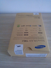 Samsung GALAXY Tab 3, SM-T211, Midnight Black, ORIGINALA, SIGILATA, NEDESFACUTA, NEFOLOSITA, 3G, WI-FI foto