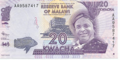 MALAWI 20 KWACHA 2012 foto