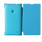 Husa albastra flip deschidere laterala Nokia Lumia 520 + folie protectie ecran + expediere gratuita