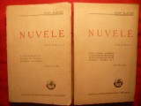ION SLAVICI - NUVELE -1942 -vol I si II -desene : SIRATO, Ed. Cartea Romaneasca NUMEROTATA , 248 PAG. si 244 pag., Alta editura