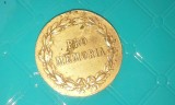 CAROL I INTEMEITORUL REGATULUI ROMAN&#039;&#039;PRO MEMORIA&#039;&#039;1914 BRONZ