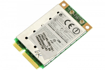 Placa de retea wireless laptop Toshiba Satellite L300, Atheros AR5BXB63, G86C00032410, V000090730, PA3613U-1MPC, WLL3141-D4, K000052570 foto