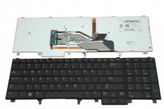 Tastatura iluminata luminata Dell Latitude E6520 E6530 E5520 E5520M E5530 E6540 CN-0467D9 NSK-DW0UC 467D9 0HG3G3 foto