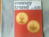 Revista de numismatica- Money Trend - Internationales Magazin fuer Muenzen und Papiergeld Nr.9/1989