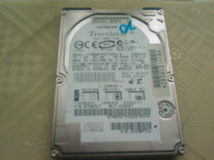 3 x HARD DISK LAPTOP IDE HITACHI TRAVELSTAR 40GB,4200 RPM,2MB CACHE IMPECABIL foto