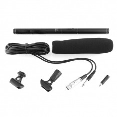 Microfon shotgun EM-8800 Super Electret Condenser Mic dslr Nikon Canon Sony foto