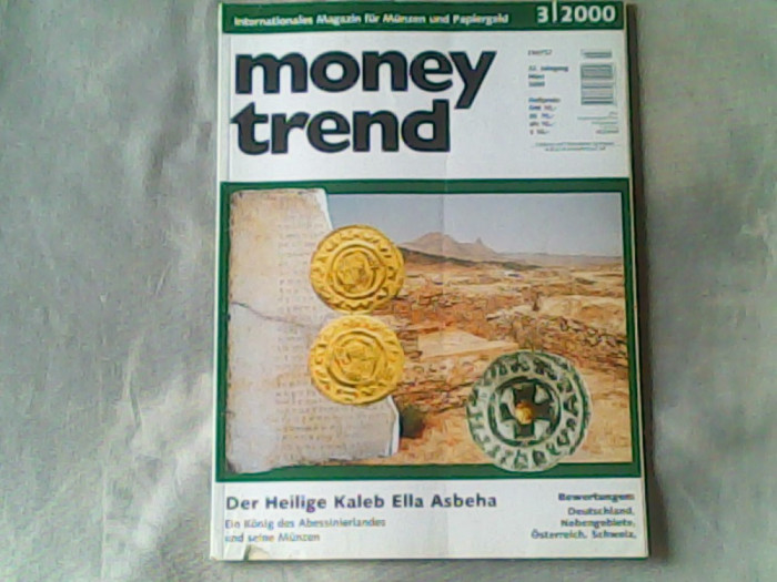 Revista de numismatica- Money Trend - Internationales Magazin fuer Muenzen und Papiergeld Nr.3/2000