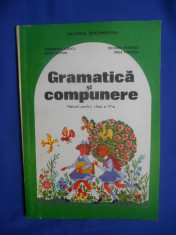 MANUAL PENTRU CLASA a IV-a - GRAMATICA SI COMPUNERE {1993} foto