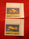 Serie Aviatie 1988 Brazilia , 2 val.