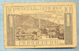 1945 BANCNOTA NOTGELD - AUSTRIA - 10 HELLER - anul 1920 ? -SERIA FARA -starea care se vede