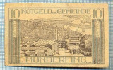 1946 BANCNOTA NOTGELD - AUSTRIA - 10 HELLER - anul 1920 ? -SERIA FARA -starea care se vede